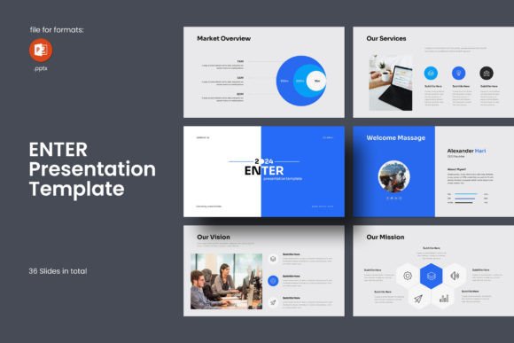 Download Enter PowerPoint Presentation Template - Powerpoint presentation Collection