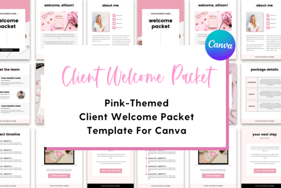 Download Client Welcome Packet Canva Template - Premium Resources