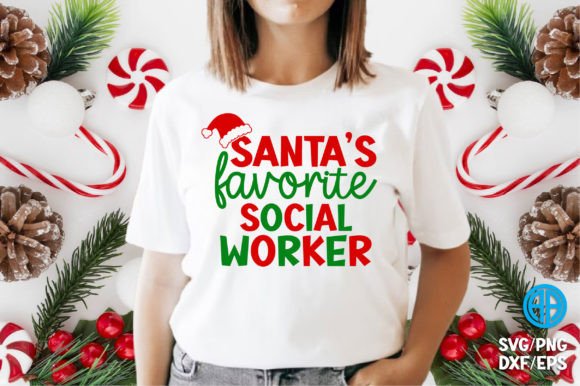 Download Santa's Favorite Social Worker SVG - Worker Collection