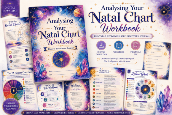 Download Analysing Your Natal Chart Workbook - Chart Collection