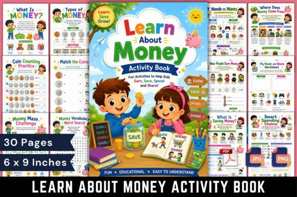 Download Learn About Money Activity Book - Activity Collection