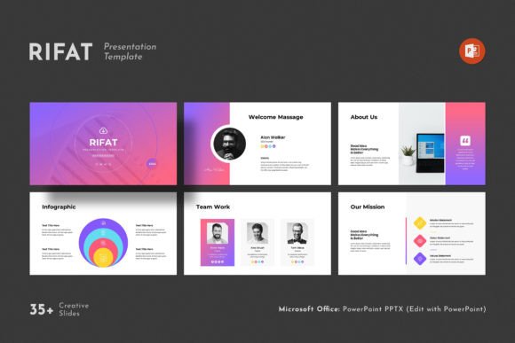 Download Rifat PowerPoint Presentation Template - Powerpoint presentation Collection